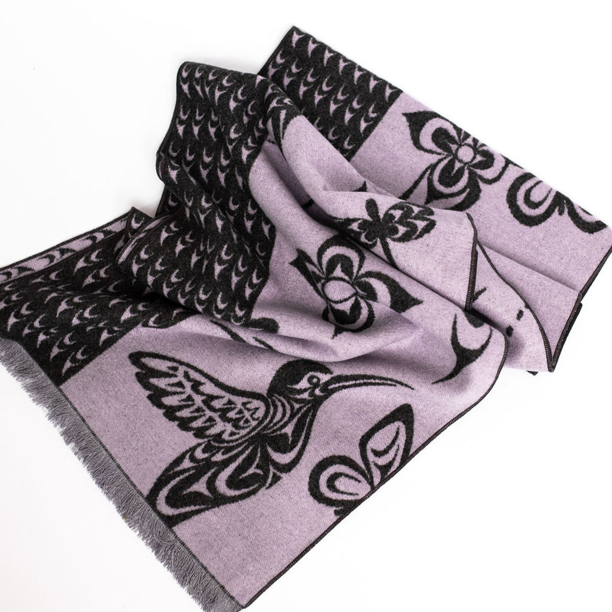 Brushed Silk Scarf - The Silver Moccasin