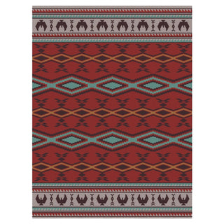 Indigenous Art Woven Blanket