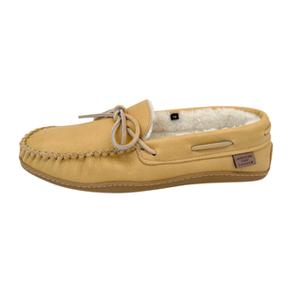 Men's Sheepskin Lined Moccasin Shoes