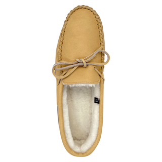 Men's Sheepskin Lined Moccasin Shoes