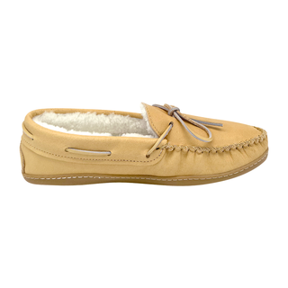 Men's Sheepskin Lined Moccasin Shoes