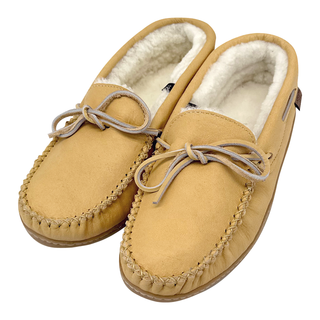 Men's Sheepskin Lined Moccasin Shoes