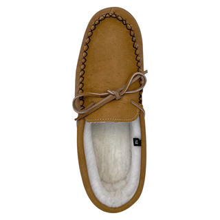 Men's Sheepskin Lined Moccasin Shoes