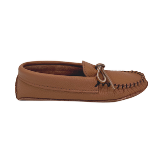 Women's Chestnut Leather Moccasins