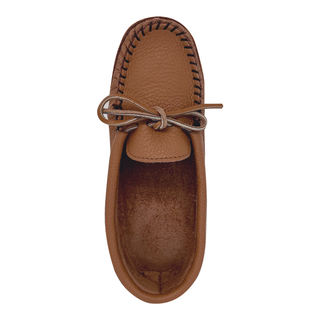 Women's Chestnut Leather Moccasins