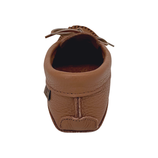 Women's Chestnut Leather Moccasins