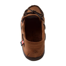 Men's Extra Wide Fit Brown Genuine Leather Driving Outdoor Moccasins ...