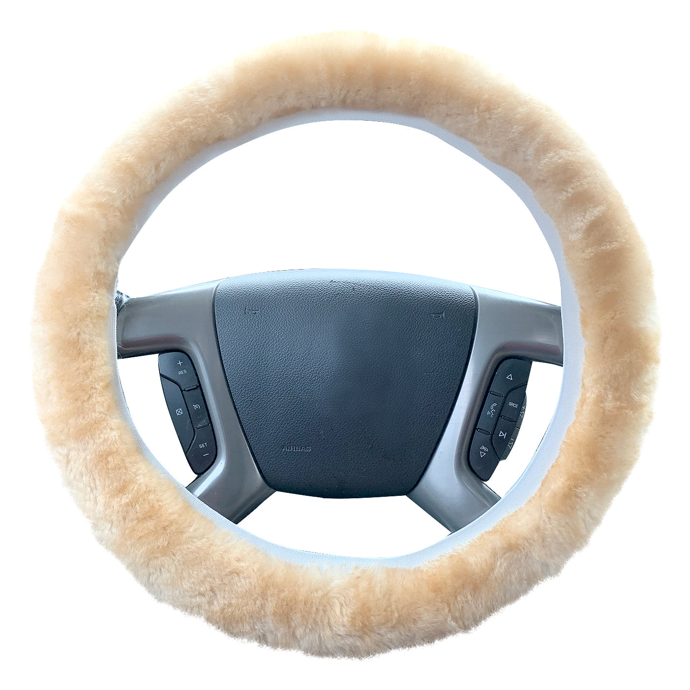 Medical Natural Sheepskin Steering Wheel Cover Fits Most – Moccasins Canada